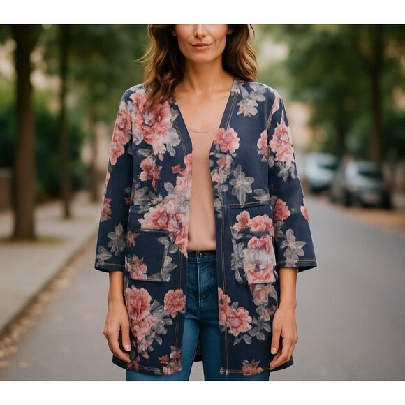 Soltaire Floral Duster (SKU 1125) - Picture 6 of 6